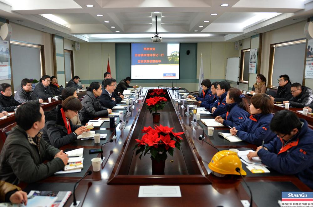 团省委李豫琦书记一行来新葡的京集团350vip8888视察