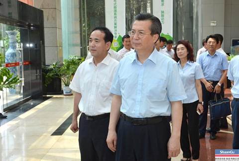 陕西省委常委、西安市委书记王永康来新葡的京集团350vip8888调研