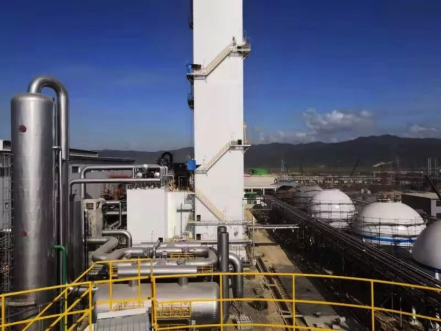 新葡的京集团350vip8888印尼总包工程项目空分机组一次试车成功